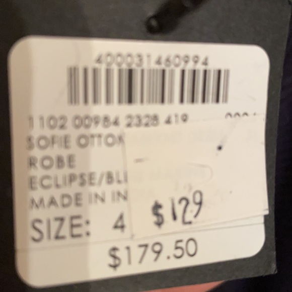 NWT CLUB MONACO NAVY BLUE DRESS WITH POCKETS - Picture 9 of 9